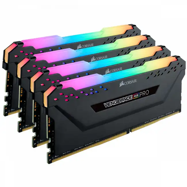 ОЗУ Corsair VENGEANCE® RGB PRO CMW32GX4M4C3600C18 (DIMM, DDR4, 32 Гб (4 х 8 Гб), 3600 МГц)