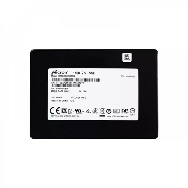 Внутренний жесткий диск Micron 1100 MTFDDAK256TBN-1AR1ZA (SSD (твердотельные), 256 ГБ, 2.5 дюйма, SATA)
