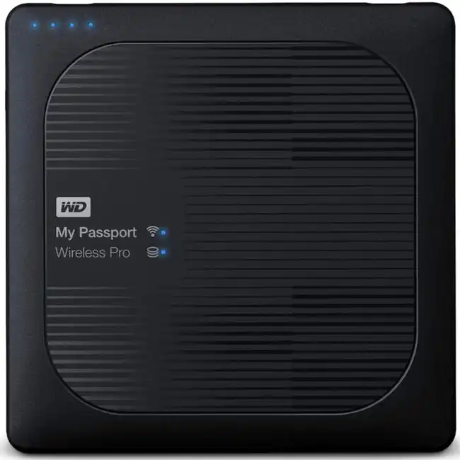 Внешний жесткий диск Western Digital My Passport Wireless Pro 2.5" WDBP2P0020BBK-RESN (2 ТБ, Интерфейс Wi-Fi)