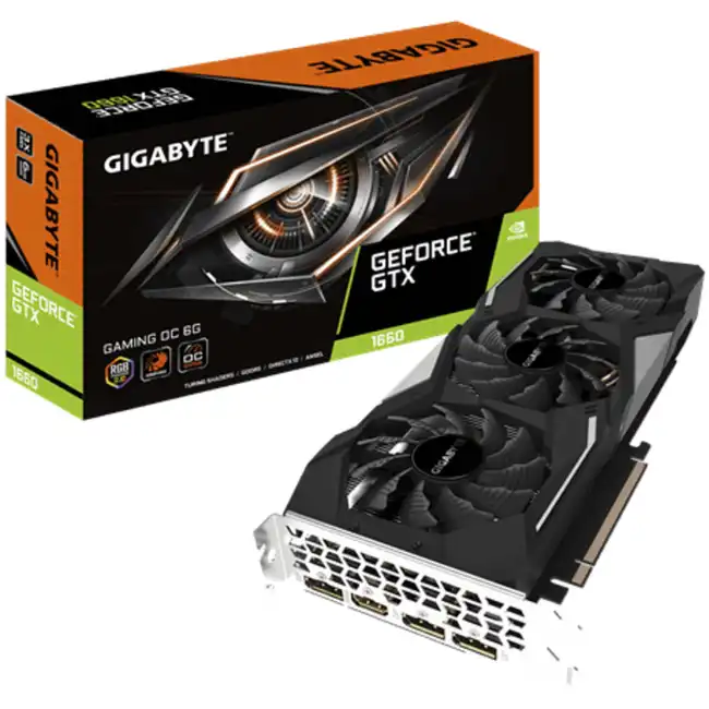 Видеокарта Gigabyte GTX 1660 GAMING OC 6G GV-N1660GAMING OC-6GD (6 ГБ)