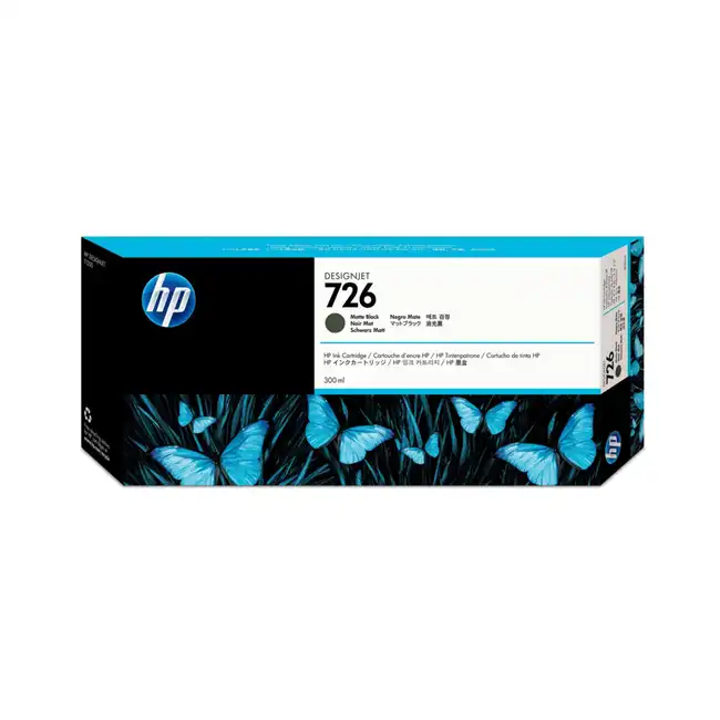 Струйный картридж HP № 726, 300 мл, Черный матовый CH575A