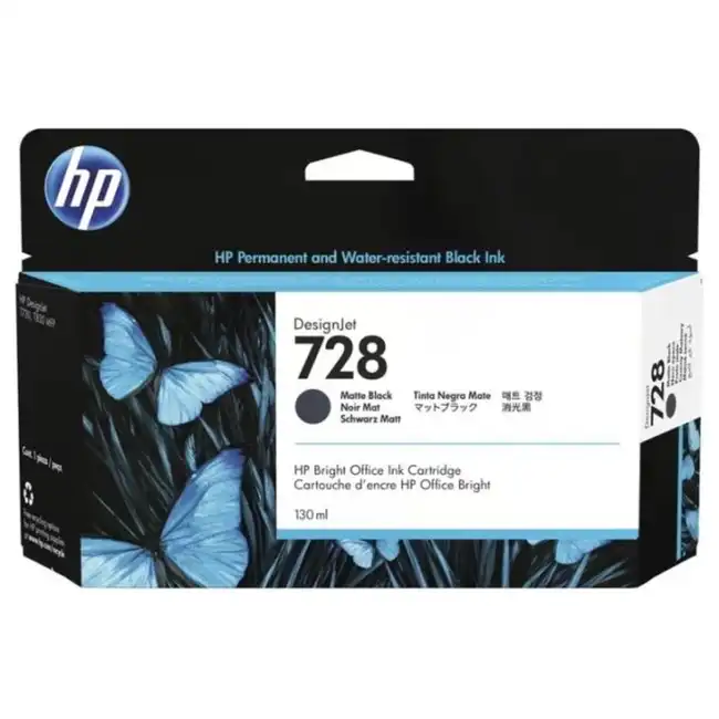 Струйный картридж HP 728 matte black 3WX25A