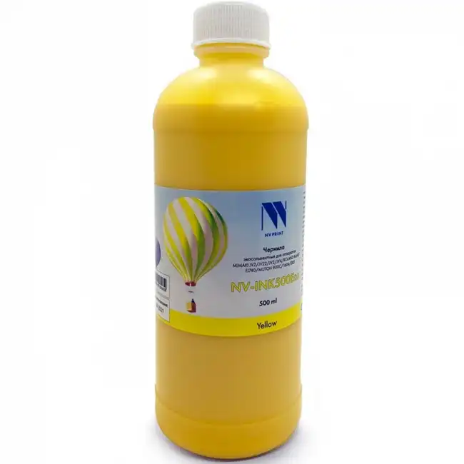 Струйный картридж NV Print INK500 Yellow Eco NV-INK500YEco