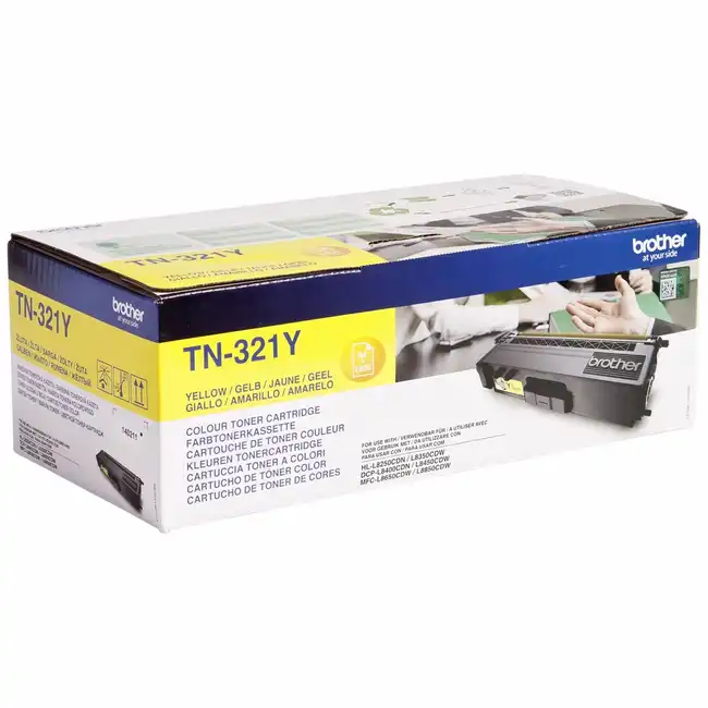 Тонер Brother TN321Y для HL-L8250CDN, MFC-L8650CDW жёлтый