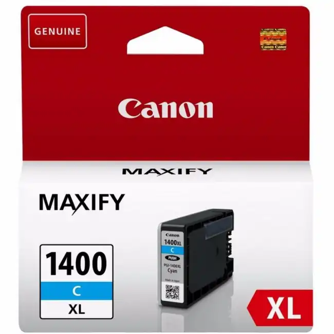 Струйный картридж Canon PGI-1400XL C голубой для MAXIFY М2040 и М2340 9202B001
