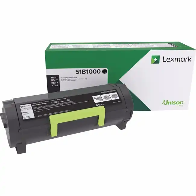 Лазерный картридж Lexmark черный стандартной емкости для MS317dn, MS417dn, MS517dn, MS617dn, MX317dn, MX417de, MX517de, MX617de 51B5000