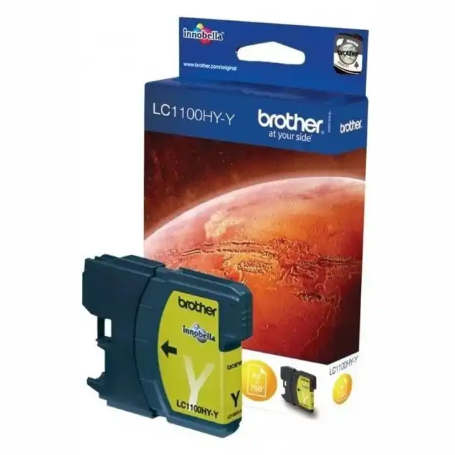 Струйный картридж Brother LC1100HY-Y
