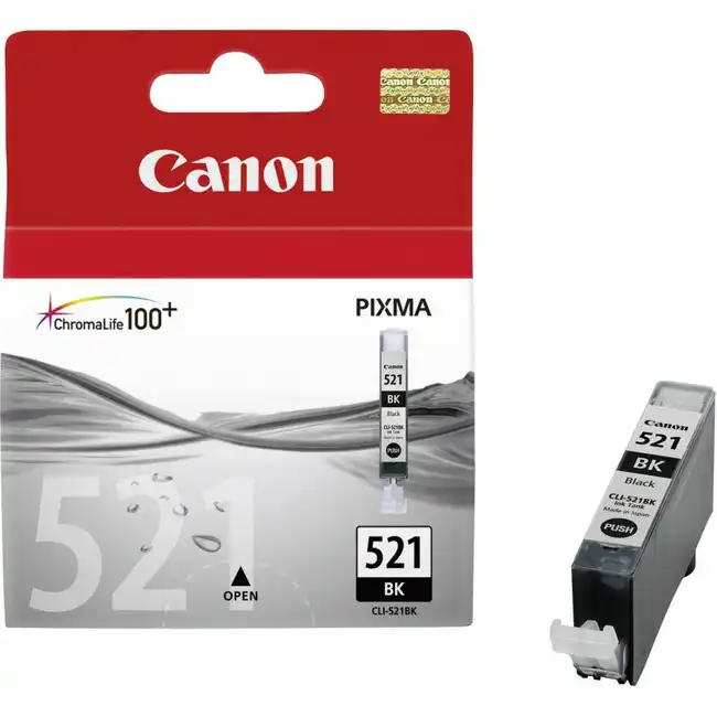 Струйный картридж Canon CLI-521 BK IJ CART EMB 2933B001