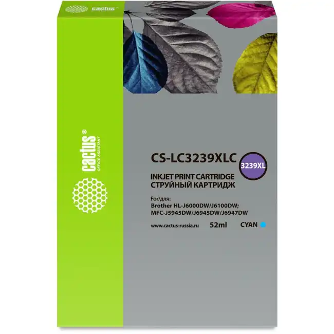 Струйный картридж Cactus CS-LC3239XLC