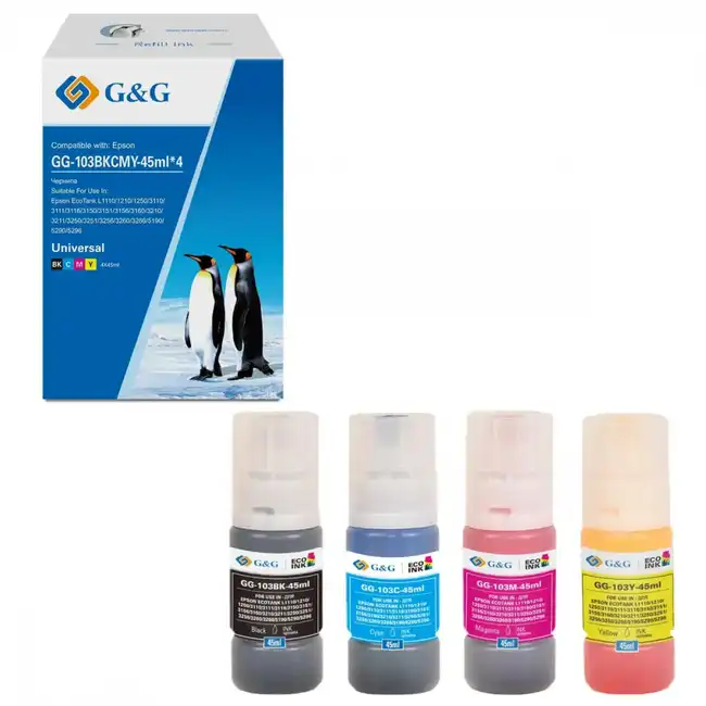 Струйный картридж G&G GG-103BKCMY-45ML*4