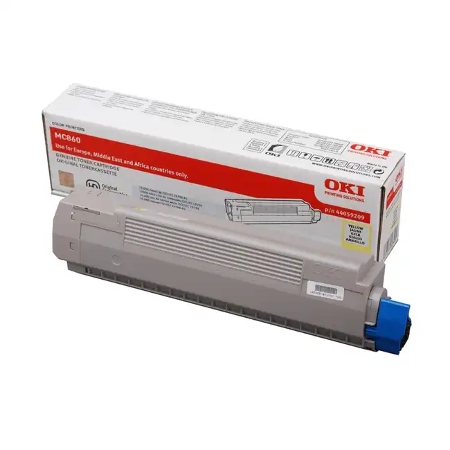 Тонер OKI МС860 10K, Yellow 44059225/44059209