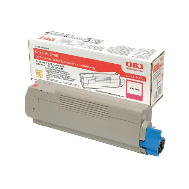 Тонер OKI C5800/5900/5550 MFP 5K, Magenta 43324442/43324422