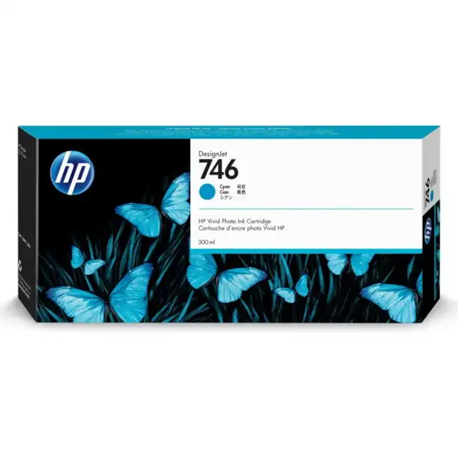Струйный картридж HP DesignJet 746 Cyan P2V80A