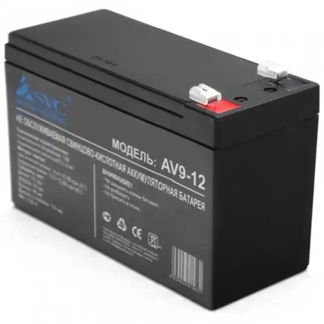 Сменные аккумуляторы АКБ для ИБП SVC AV9-12 NP 9-12 (12 В)