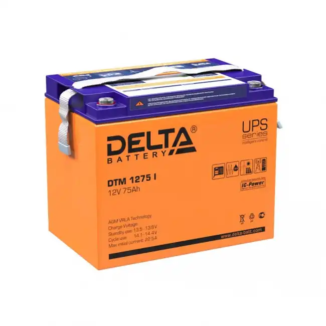 Сменные аккумуляторы АКБ для ИБП Delta Battery DTM 1275 I (12 В)