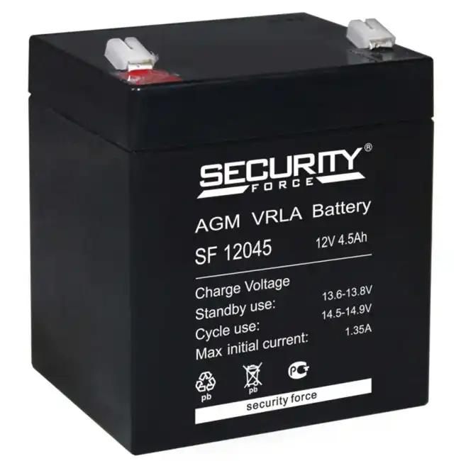 Сменные аккумуляторы АКБ для ИБП Security Force SF 12045 (12 В)