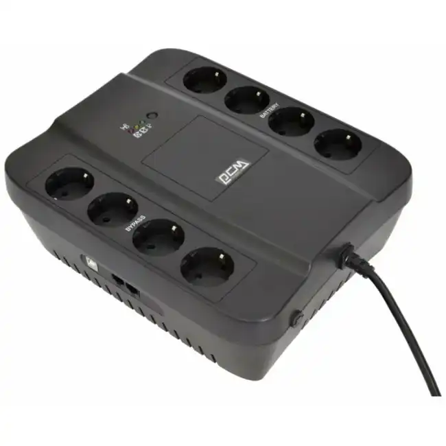 Источник бесперебойного питания Powercom Back-UPS SPIDER SPD-850U-NC1 (Линейно-интерактивные, Напольный, 850 ВА, 510)