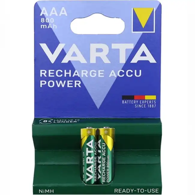 Батарейка VARTA Ready2Use HR03 AAA 800mAh/1.2V NiMH 2шт. 56703-2