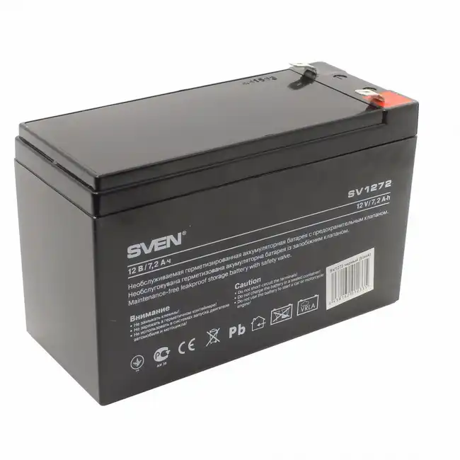 Сменные аккумуляторы АКБ для ИБП Sven SV 12V7.2Ah SV-012335 (12 В)