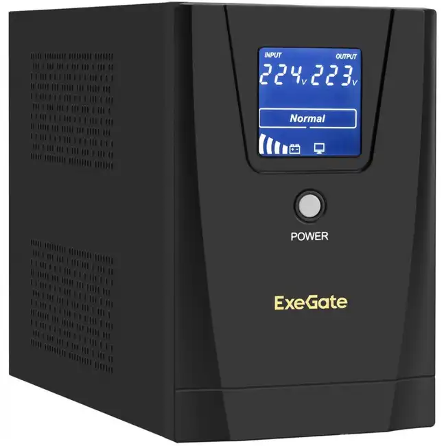 Источник бесперебойного питания ExeGate SpecialPro Smart LLB-1500 EX292799RUS (Линейно-интерактивные, Напольный, 1500 ВА, 950)
