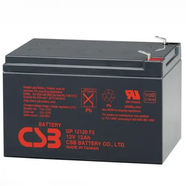 Сменные аккумуляторы АКБ для ИБП CSB GP12120 F2 (12 В)