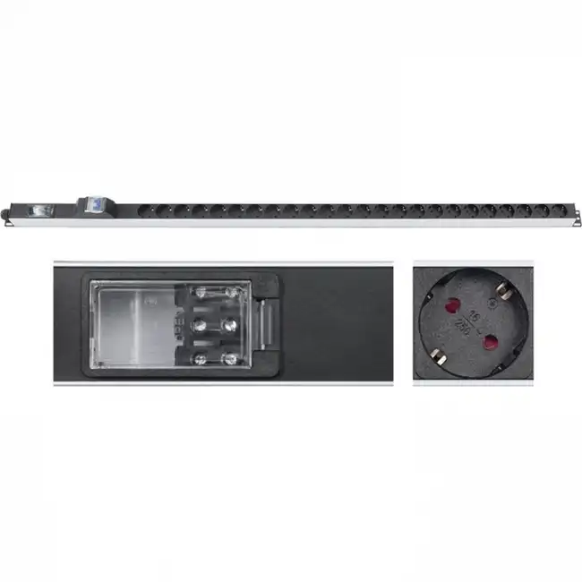 Распределитель питания Cabeus PDU-32-24S-B-T