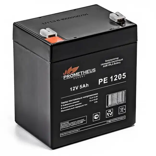 Сменные аккумуляторы АКБ для ИБП PROMETHEUS ENERGY PE 1205 (12 В)