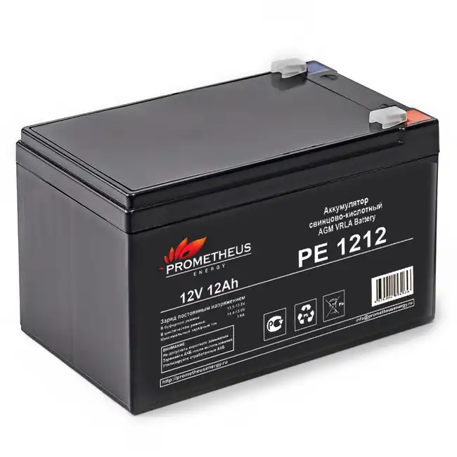 Сменные аккумуляторы АКБ для ИБП PROMETHEUS ENERGY PE 1212 (12 В)