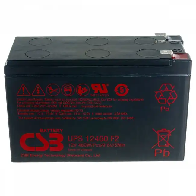 Сменные аккумуляторы АКБ для ИБП CSB UPS12460 (12 В)