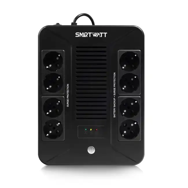 Источник бесперебойного питания SMARTWATT SAFE PRO 1000 3703020270001 (Линейно-интерактивные, Напольный, 1000 ВА, 600)