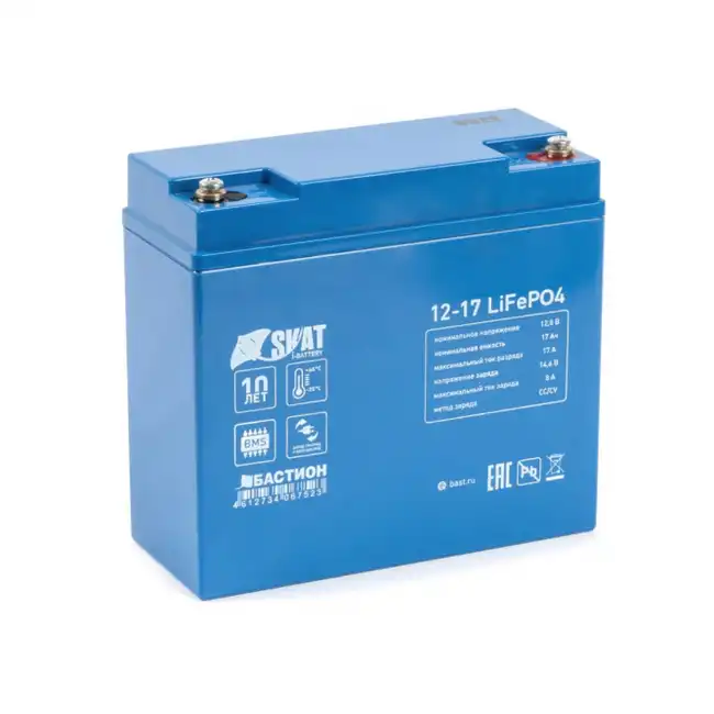 Сменные аккумуляторы АКБ для ИБП БАСТИОН Skat i-Battery 12-17 LiFePO4 (12 В)