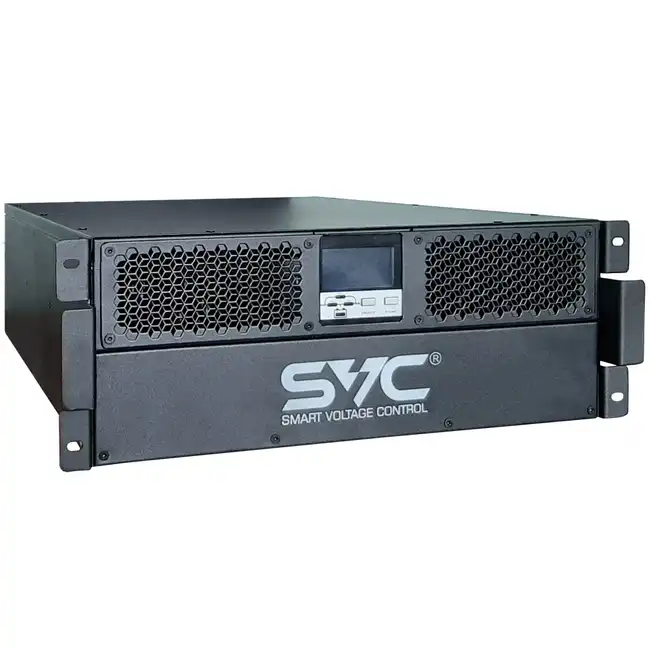 Источник бесперебойного питания SVC RT-6KL-LCD/R7 (Двойное преобразование (On-Line), C возможностью установки в стойку, 6000 ВА, 6000)
