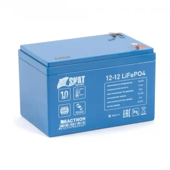 Сменные аккумуляторы АКБ для ИБП БАСТИОН Skat i-Battery 12-12 LiFePO4 (12 В)