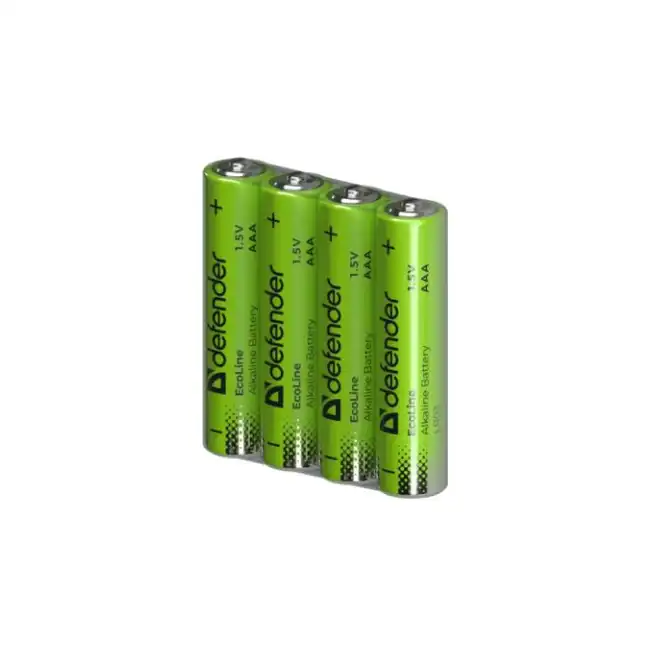 Батарейка Defender Alkaline LR03-4S AlkalineLR03-4S