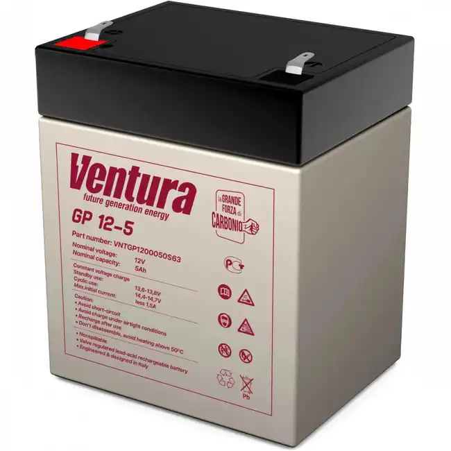 Сменные аккумуляторы АКБ для ИБП Ventura GP 12-5 VNTGP1200050S63 (12 В)
