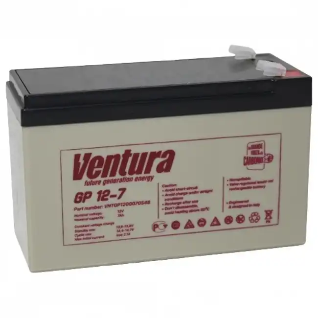 Сменные аккумуляторы АКБ для ИБП Ventura GP 12-7 VNTGP1200070S48 (12 В)
