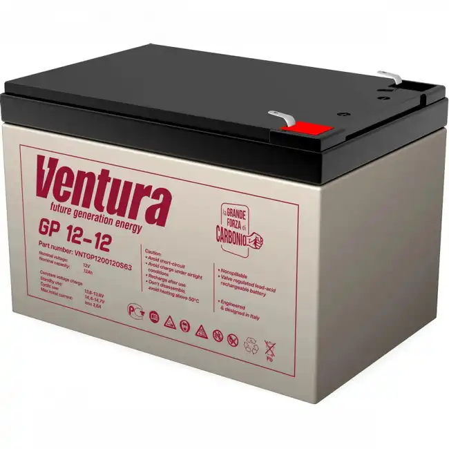 Сменные аккумуляторы АКБ для ИБП Ventura GP 12-12 VNTGP1200120S63 (12 В)