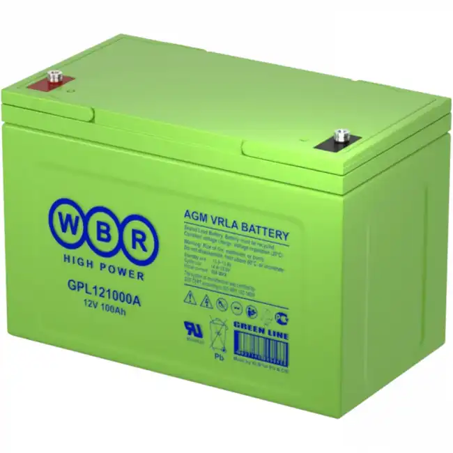 Сменные аккумуляторы АКБ для ИБП WBR GPL121000A GPL121000A WBR (12 В)