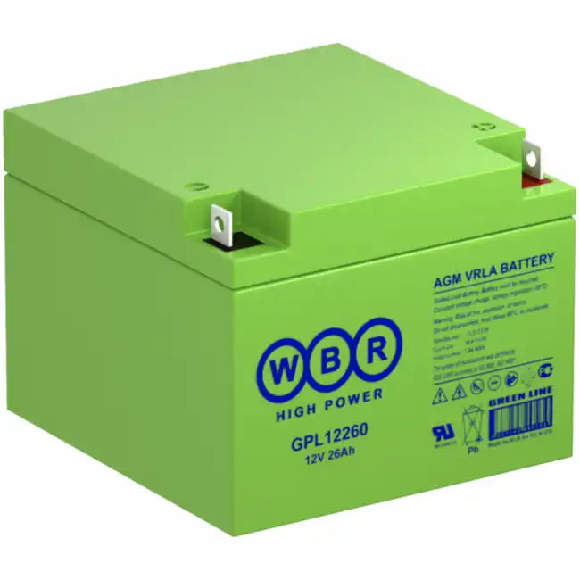 Сменные аккумуляторы АКБ для ИБП WBR GPL12260 GPL12260 WBR (12 В)