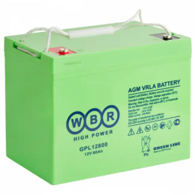 Сменные аккумуляторы АКБ для ИБП WBR GPL12800 GPL12800 WBR (12 В)