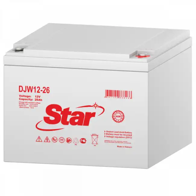 Сменные аккумуляторы АКБ для ИБП STAR DJW12-26 DJW12-26 STAR (12 В)