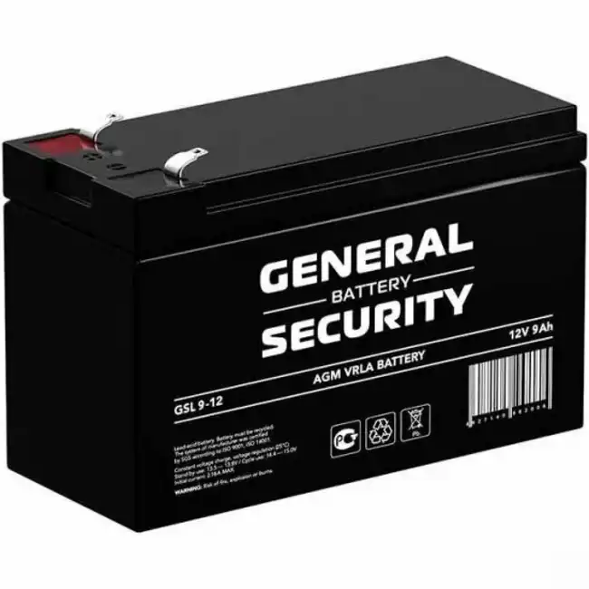 Сменные аккумуляторы АКБ для ИБП General Security GSL9-12 F2 GSL9-12 F2 GENERAL SECURITY (12 В)