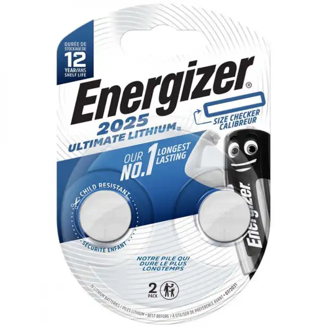 Батарейка Energizer Ultimate BP2 CR2025 E301319402