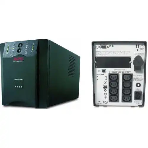 Источник бесперебойного питания APC Smart-UPS 1000 SUA1000I (Линейно-интерактивные, Напольный, 1000 ВА, 670)