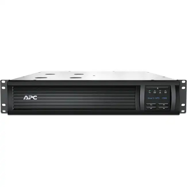 Источник бесперебойного питания APC Smart-UPS 1500 ВА с ЖК-экраном, в стоечном шасси высотой 2U, 230 В, с платой сетевого управления SMT1500RMI2UNC (Линейно-интерактивные, C возможностью установки в стойку, 1500 ВА, 1000)