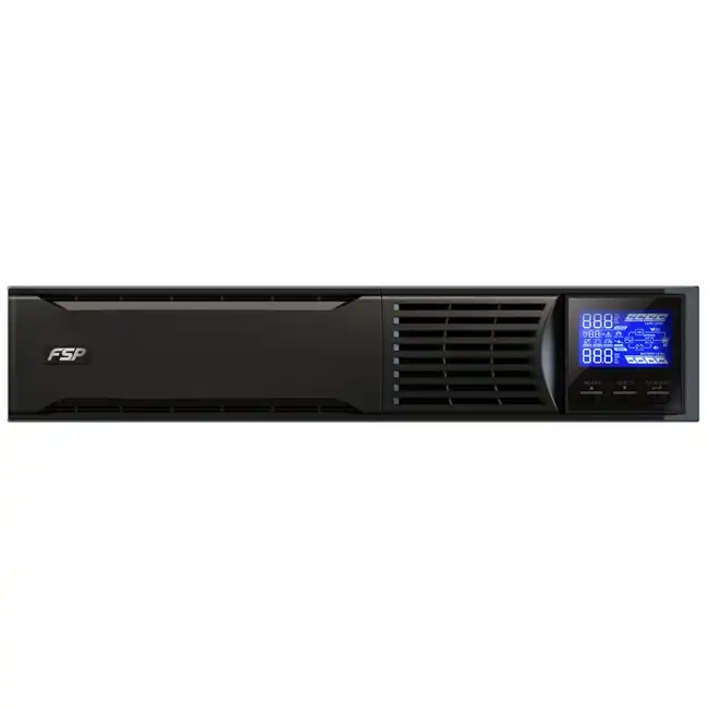 Источник бесперебойного питания FSP Knight PRO + RM 1K, IEC KNIGHT PRO + RM 1K (Двойное преобразование (On-Line), C возможностью установки в стойку, 1000 ВА, 900)