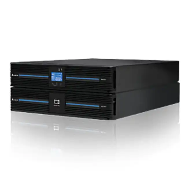 Источник бесперебойного питания Delta UPS102R2RT2B035 (Двойное преобразование (On-Line), C возможностью установки в стойку, 1000 ВА, 900)
