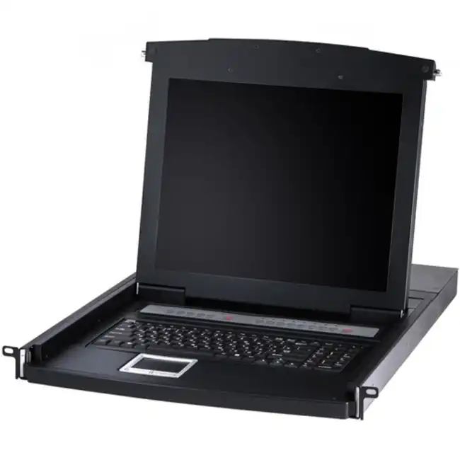 KVM-переключатель SHIP KVM консоль Al-7108TLG, 17", 2 порта USB, 8 портов RG-45