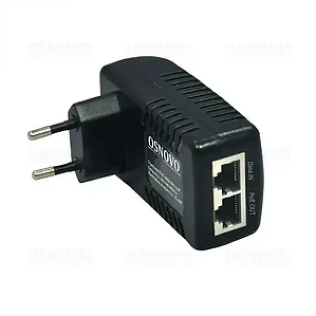 PoE инжектор OSNOVO MIDSPAN-1/151GA (1 порт, 15.4 Вт)