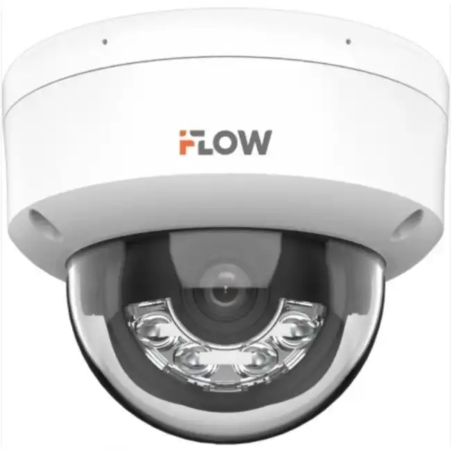 IP видеокамера iFlow F-IC-1422CM F-IC-1422CM(2.8mm) (Купольная, Уличная, Проводная, 2.8 мм, 1/2.9", 2 Мп ~ 1920×1080 Full HD)